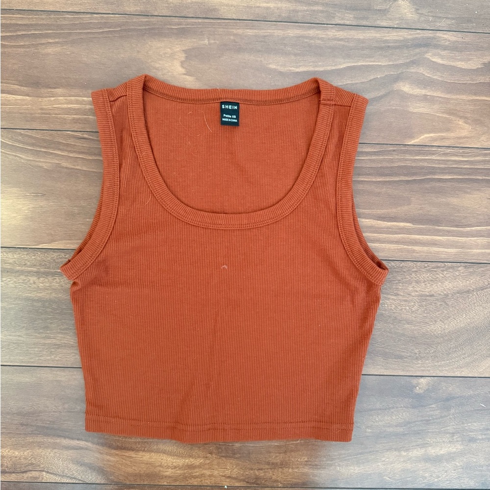 SHEIN Women's Terracotta Tank Top